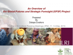 An Overview of the Global Futures and Strategic Foresight (GFSF) Project