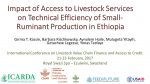 Impact of access to livestock services on technical efficiency of small-ruminant production in Ethiopia
